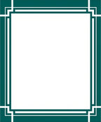 Classic Geometric Border Pattern Rug