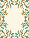 Elegant Floral Swirl Pattern Rug