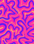 Vibrant Swirls Bold Pattern Rug