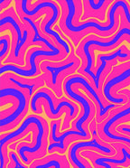 Vibrant Swirls Bold Pattern Rug