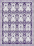 Intricate Filigree Arch Pattern Rug