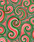 Swirling Festive Pattern Rug