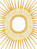 Radiant Sunburst Geometric Design Rug