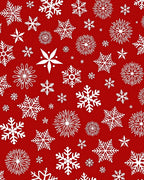 Snowflake Winter Wonderland Pattern Rug