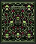 Glow Skull Rose Floral Mandala Rug
