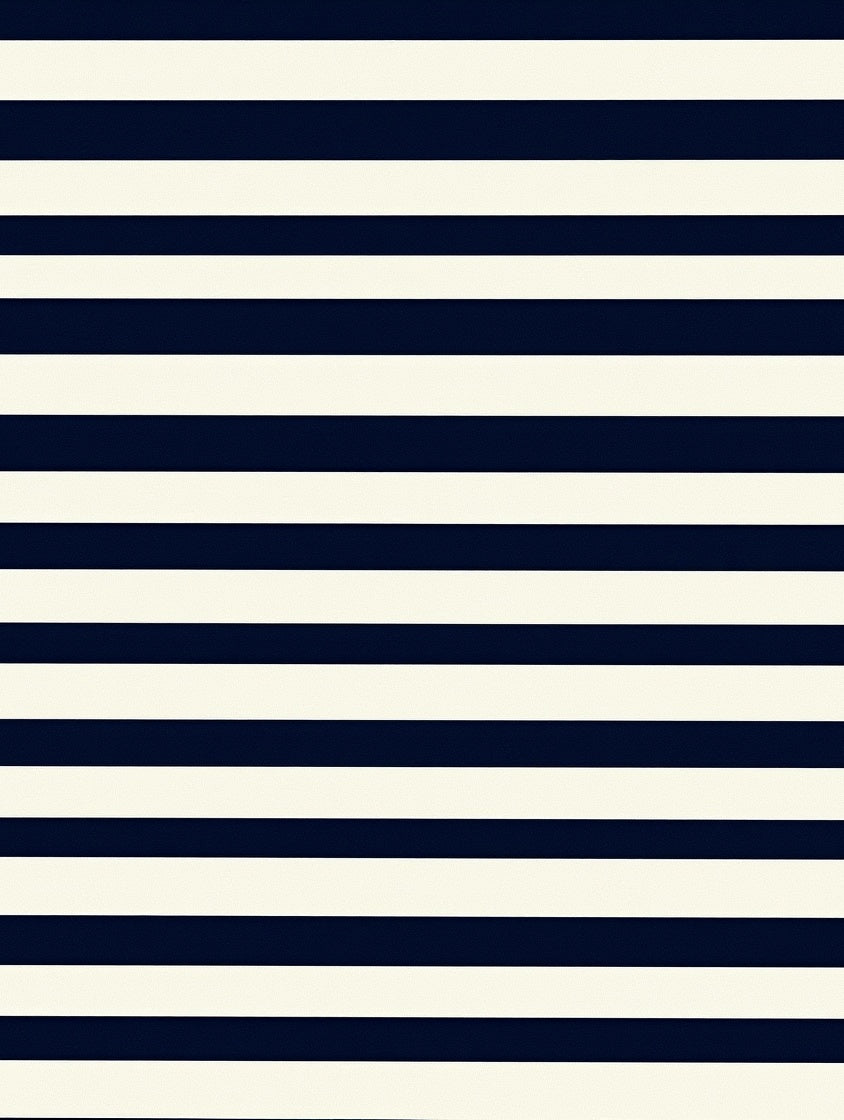 Classic Navy Stripe Pattern Rug