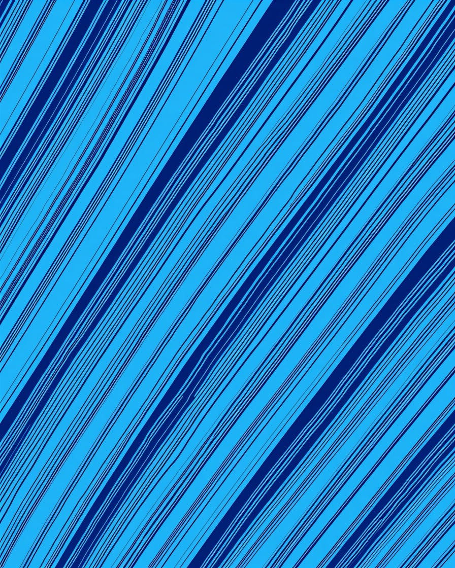 Bold Diagonal Navy Blue Strips Rug