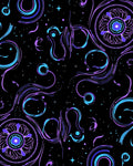 Cosmic Swirl Abstract Pattern Rug