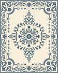 Classic Floral Medallion Pattern Rug