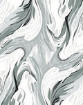 Abstract Flowing Monochrome Motion Pattern Rug