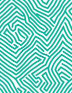 Teal Abstract Linear Movement Rug