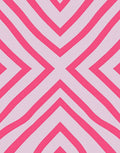Pink Chevron Zigzag Stripes Rug