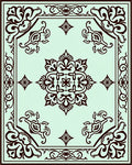 Ornate Paisley Floral Motif Rug