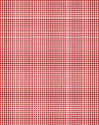 Classic Red White Gingham Check Rug