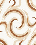 Abstract Swirl Brush Stroke Design Rug