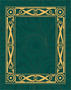 Elegant Gold Swirls Pattern Rug