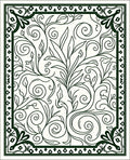 Classic Floral Swirls Patterned Rug