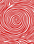 Red Swirl Stripe Abstract Pattern Rug