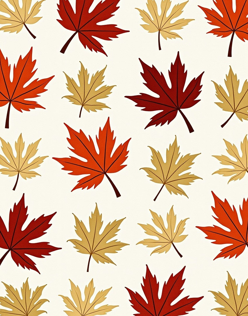 Autumn Leaf Pattern Rug