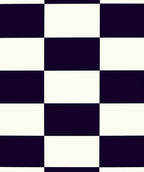 Classic Checkerboard Stripe Pattern Rug