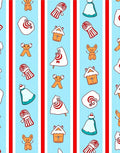 Gingerbread Candy Cane Stripes Christmas Rug