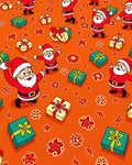Cheerful Santa Claus Gift Pattern Rug