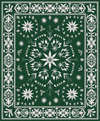 Classic Floral Mandala Patterned Rug