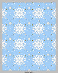 Ice Flower Cascade Sky Pattern Rug
