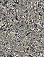 Abstract Swirls Triangle Pattern Rug