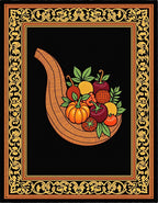 Harvest Cornucopia Ornate Rug