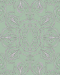 Art Nouveau Floral Outline Design Rug