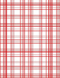 Classic Red Tartan Grid Pattern Rug