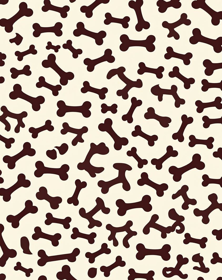 Playful Bone Pattern Rug