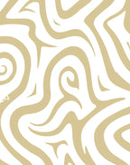 Golden Swirl Classic Pattern Rug
