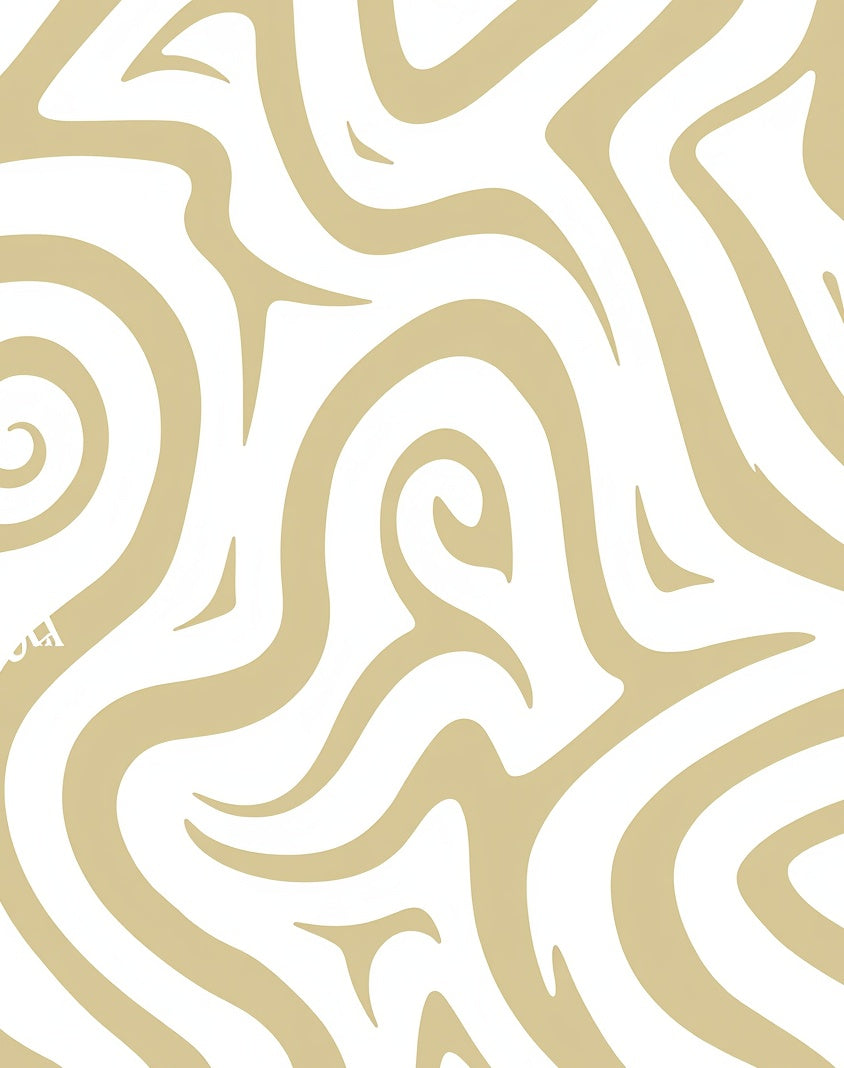 Golden Swirl Classic Pattern Rug