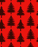 Bold Silhouette Forest Pattern Rug