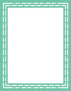 Geometric Stripe Border Design Rug