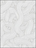 Abstract Swirls Line Art Rug