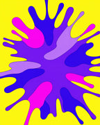 Bold Splatter Abstract Pattern Rug