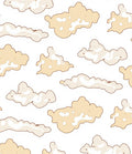 Gentle Cloud Pattern With Subtle Hue Rug