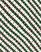 Diagonal Stars Circles Pattern Rug