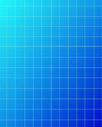 Gradient Grid Blue Tile Style Rug