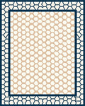 Modern Honeycomb Pattern Rug