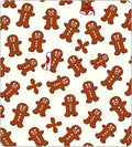 Holiday Gingerbread Man Repeat Rug