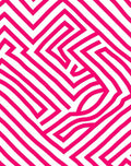 Bold Abstract Pink Geometric Pattern Rug