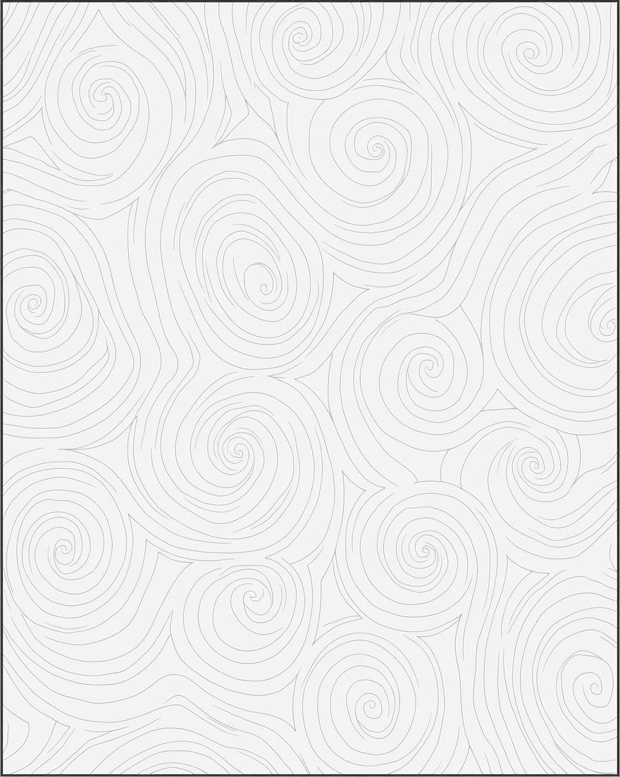 Whirlpool Swirls Pattern Design Rug