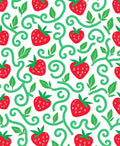 Playful Strawberry Swirl Delight Rug