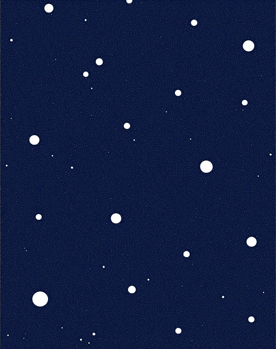 Night Sky Dot Abstract Rug