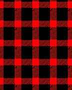 Classic Red Black Buffalo Check Rug