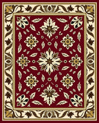 Ornate Floral Swirl Pattern Rug